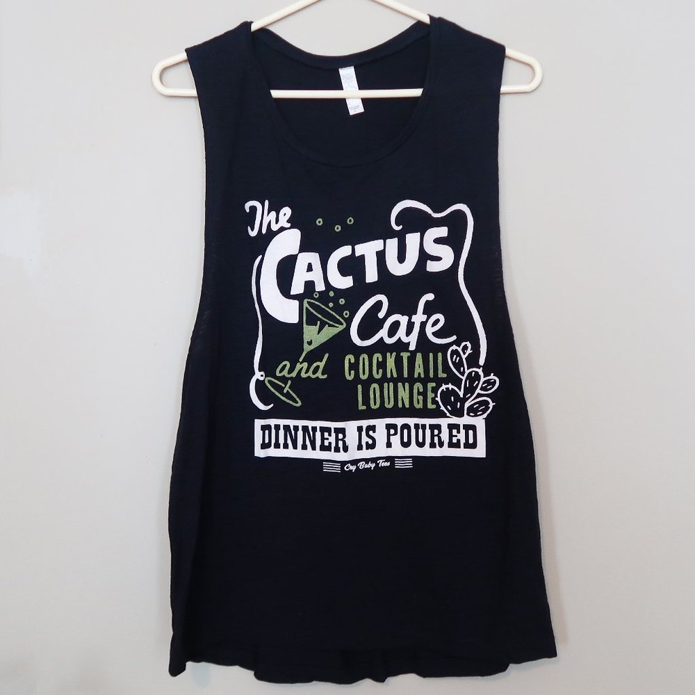 Cactus Country Desert Boho Graphic Burnout Tank